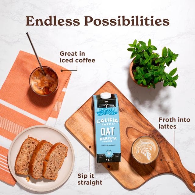Califia Farms 1L Chilled Oat Barista Blend - gallery image 3