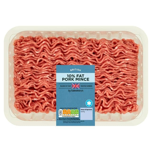 Sainsbury's British 10% Fat Pork Mince 750g - gallery image 1
