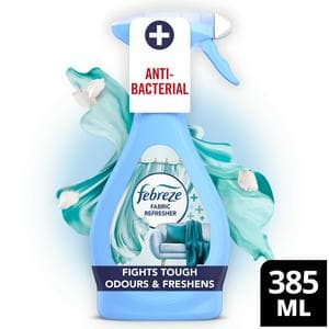 Febreze Antibacterial Fresh Linen Fabric Freshener 375ml
