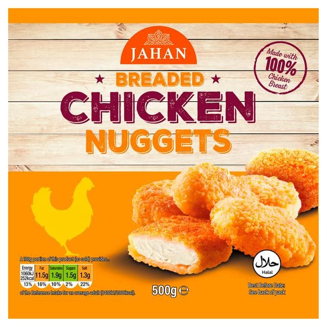 Jahan Breaded Chicken Nuggets 500g - gallery image 1