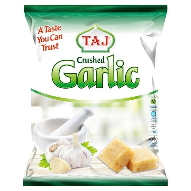 Taj Crushed Garlic 400g - gallery image 1