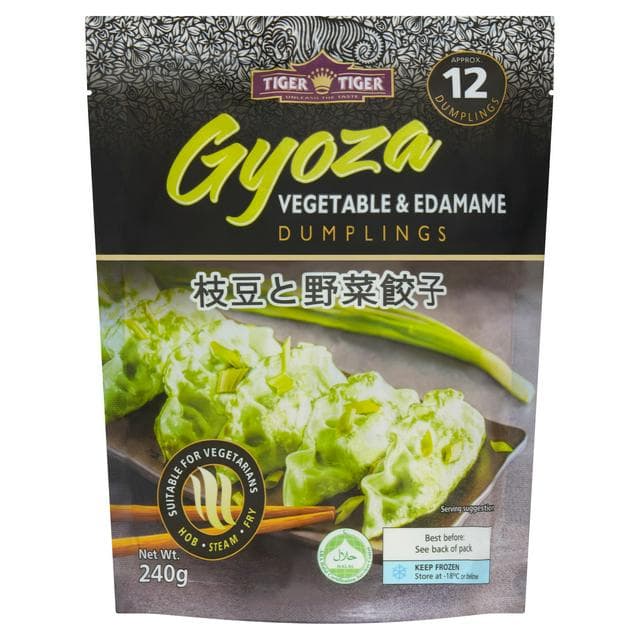 Tiger Tiger Dim Sum Gyoza Dumplings Vegetable 240g - gallery image 1