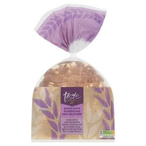 Sainsbury's Wheat & Rye Sourdough Half Bloomer Bread, Taste the Difference 400g