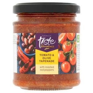 Sainsbury's Tomato & Olive Tapenade, Taste the Difference 170g