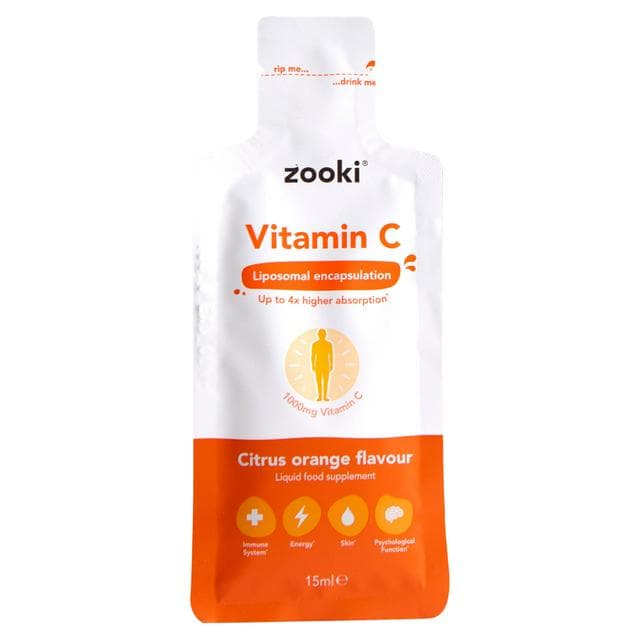 Zooki Vitamin C Citrus Orange Flavour Sachet 15ml - gallery image 1