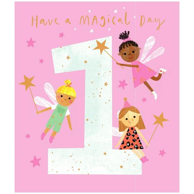 Sainsbury’s Magical 1st Birthday Greeting Card Design - gallery image 1