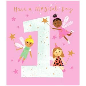 Sainsbury’s Magical 1st Birthday Greeting Card Design