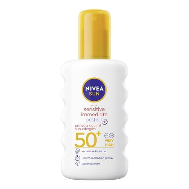 Nivea Sun 200ml Sensitive Allergy Protect SPF 50+ Spray - gallery image 1