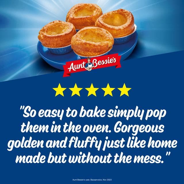 Aunt Bessie's Bake at Home Yorkshire Puddings x12 370g - gallery image 3