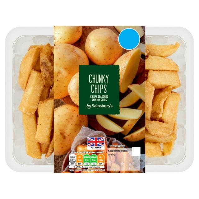 Sainsbury's Chunky Chips 450g - gallery image 1