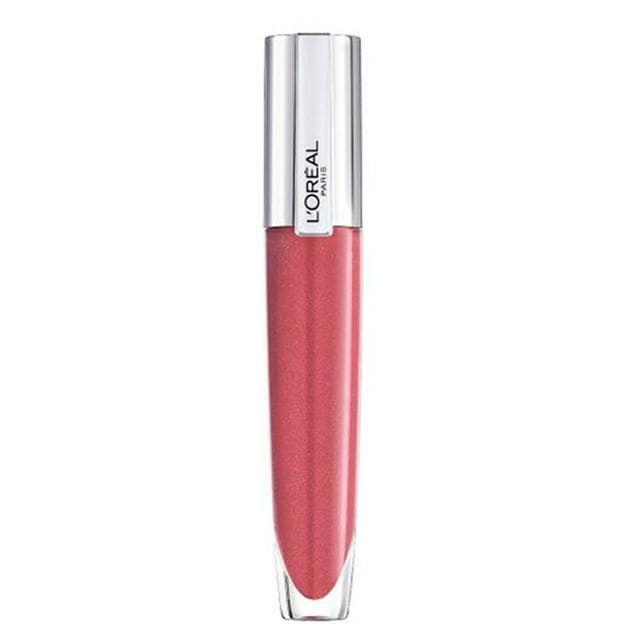 L'Oreal Paris Rouge Signature Plumping Sheer Pink Lip Gloss 404 Assert - gallery image 1