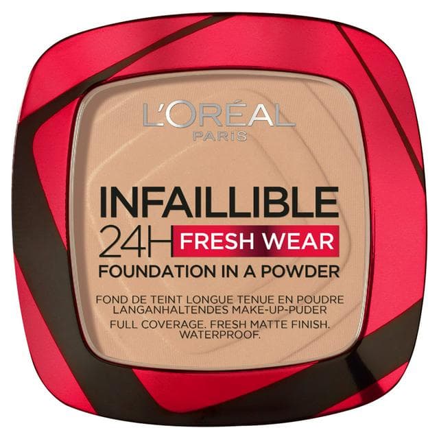 L'Oreal Paris Infallible 24H Fresh Wear Foundation in a Powder Shade 120 Vanilla - gallery image 1