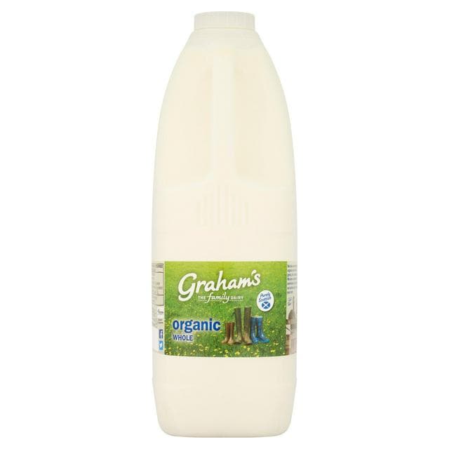 Grahams The Family Dairy Organic Whole Milk 2L - gallery image 1