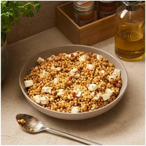 Sainsbury's Giant Couscous, Chickpea & Feta Salad Bowl, Taste the Difference 800g