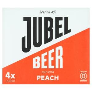 Jubel Beer Cut with Peach 4x330ml