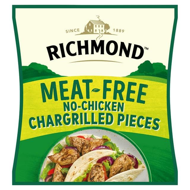 Richmond Vegan & Vegetarian Chargrilled No Chicken Pieces 165g - gallery image 1