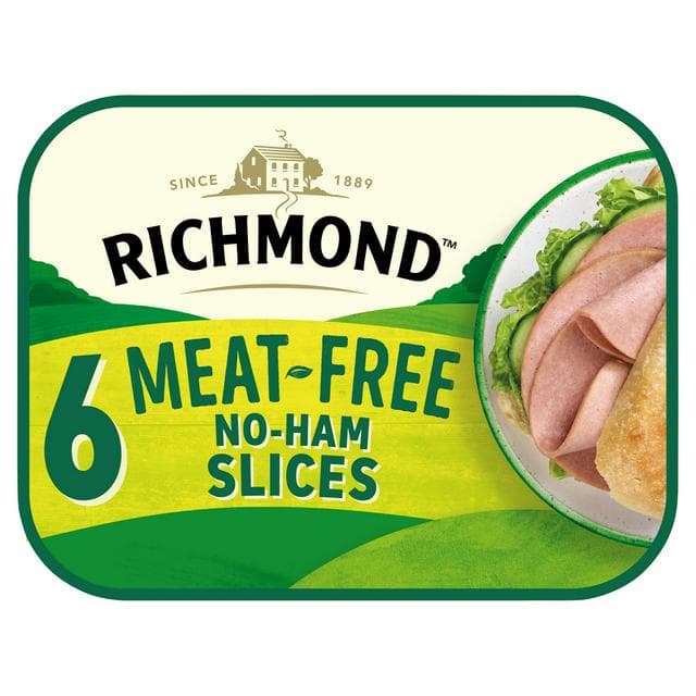 Richmond Vegan & Vegetarian Honey Roast Ham Style Slices x6 90g - gallery image 1
