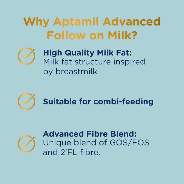 Aptamil Advanced 2 Follow On Baby Milk Formula Powder 6-12 Months 800g - gallery image 2