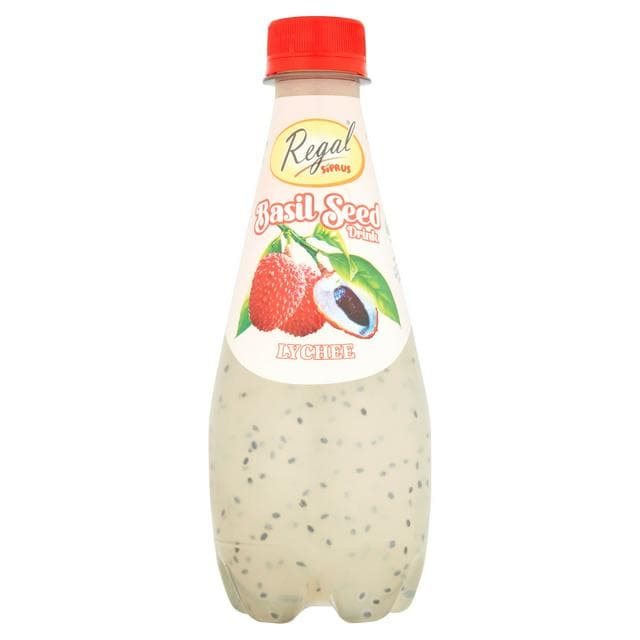 Regal Siprus Basil Seed Drink Lychee 320ml - gallery image 1