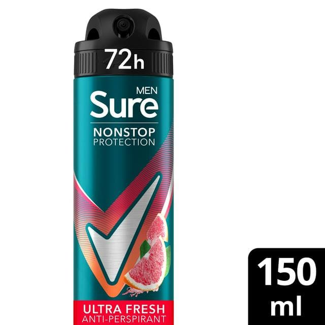 Sure Men Ultra Fresh 72h Nonstop Protection Antiperspirant Deodorant 150ml - gallery image 1
