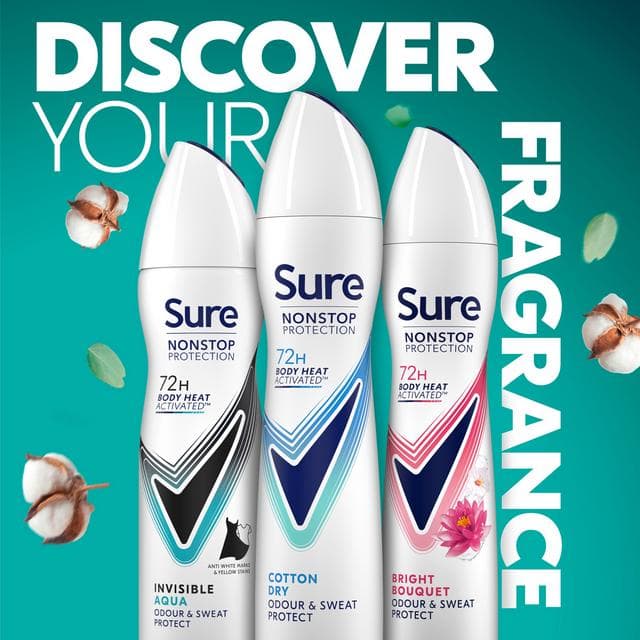 Sure Women Invisible Aqua 72h Nonstop Protection Antiperspirant Deodorant 150ml - gallery image 5