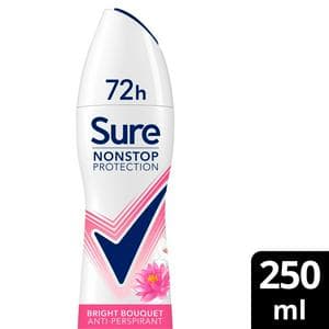 Sure Women 250ml Bright Bouquet 72h Nonstop Protection Antiperspirant Deodorant