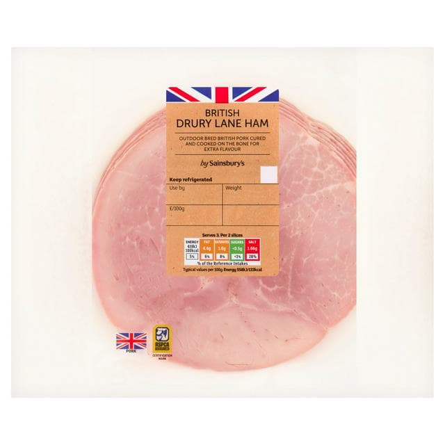 Sainsbury's British Drury Lane Ham 225g - gallery image 1