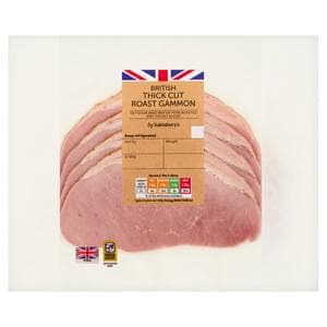 Sainsbury's British Thick Cut Roast Gammon 150g
