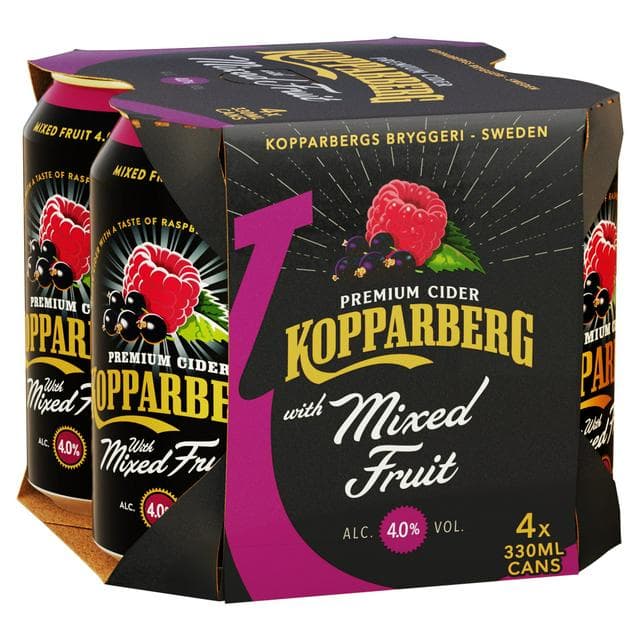 Kopparberg Mixed Fruit Can 4x330ml - gallery image 1