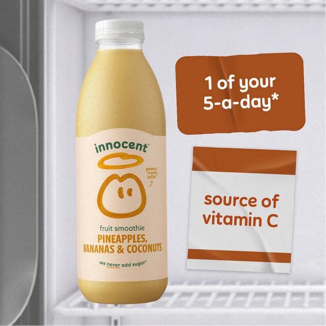 Innocent Pineapples, Bananas & Coconuts Smoothie 750ml - gallery image 2
