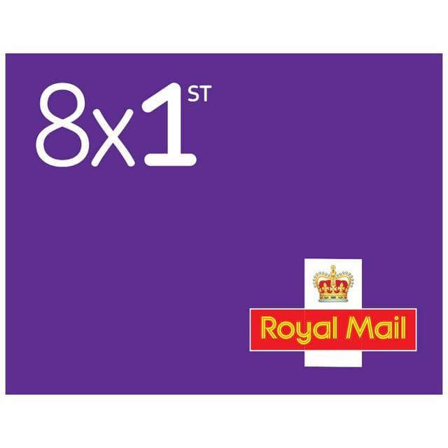 Royal Mail First Class Stamps x8 - gallery image 1