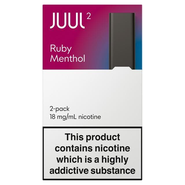Juul2 2 Pod Ruby Menthol 18mg - gallery image 1