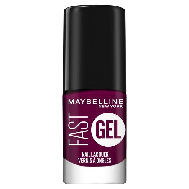 Maybelline Fast Gel Lacquer Plum Party 9 Long Lasting Nail Polish 7ml - gallery image 1