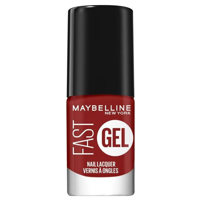 Maybelline Fast Gel Lacquer Rebel Red 12 Long Lasting Nail Polish 7ml - gallery image 1