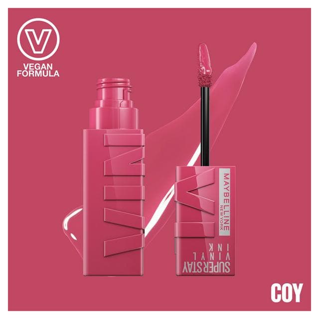 Maybelline Superstay Vinyl Ink Long Lasting Liquid Lipstick Shine Finish 20 Coy - gallery image 2