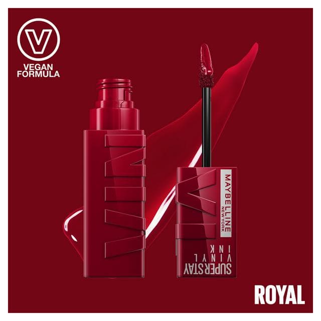 Maybelline Superstay Vinyl Ink Long Lasting Liquid Lipstick Shine Finish 55 Royal - gallery image 2