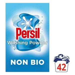 Persil Non Bio 42 Washes Sensitive Washing Laundry Detergent Powder 2.1kg
