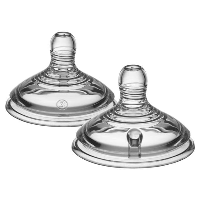 Tommee Tippee Closer to Nature Fast Flow Teats 6m+ x2 - gallery image 1