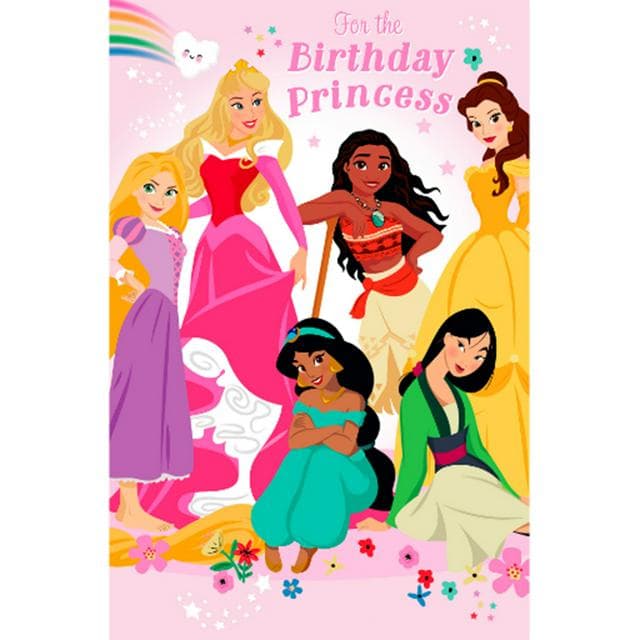 Carlton Happy Birthday Card Disney Princess Greeting Card - gallery image 1