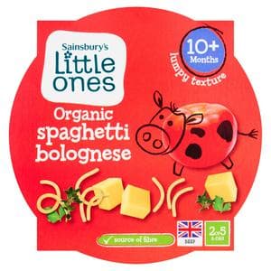 Sainsbury's Little Ones Organic Spaghetti Bolognese 10+ Months 190g