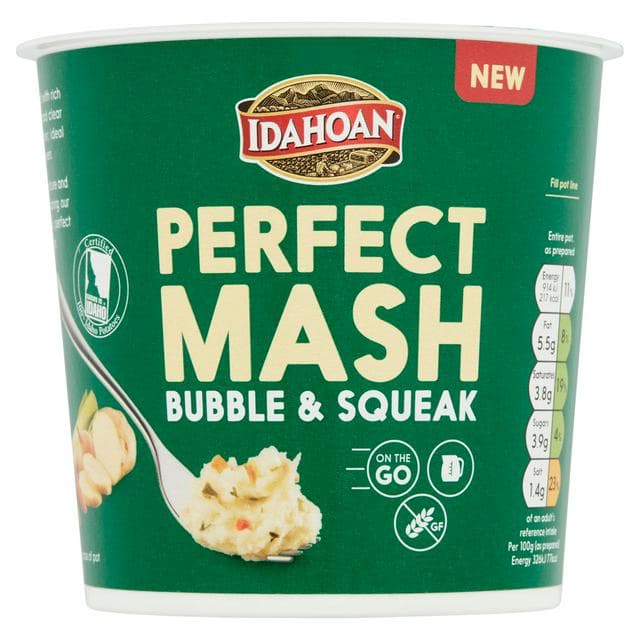 Idahoan Perfect Mash Bubble & Squeak Snack Pot 55g - gallery image 1