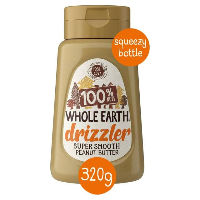 Whole Earth Drizzler Original Roasted Super Smooth Peanut Butter 320g - gallery image 1