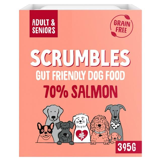 Scrumbles Salmon Wet Dog Food Tray 395g - gallery image 1