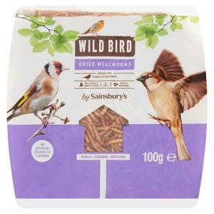 Sainsbury's Wild Bird Dried Mealworms 100g