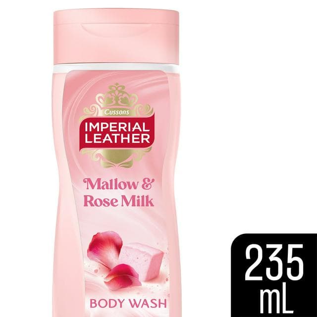 Imperial Leather 235ml Mallow & Rose Milk Pampering Body Wash - gallery image 1