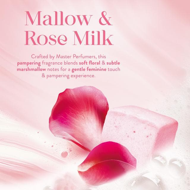 Imperial Leather 500ml Mallow & Rose Milk Pampering Bath Soak - gallery image 5