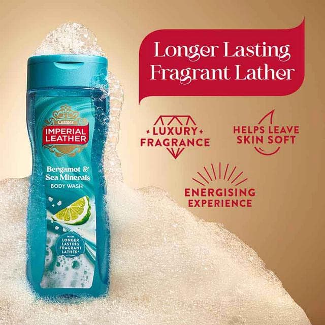 Imperial Leather 480ml Bergamot & Sea Minerals Body Wash - gallery image 2