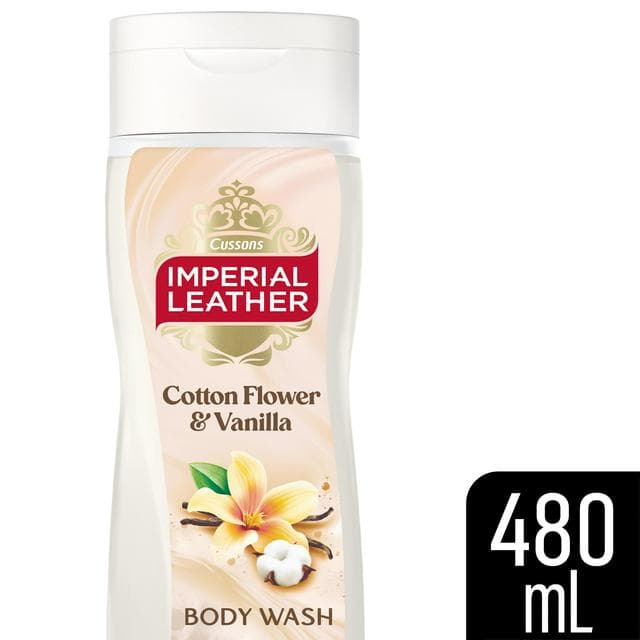 Imperial Leather 480ml Cotton Flower & Vanilla Orchid Body Wash - gallery image 1