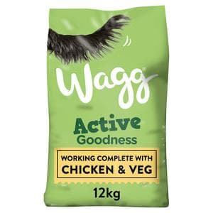Wagg Active Goodness Rich in Chicken & Veg Dog Food 12kg