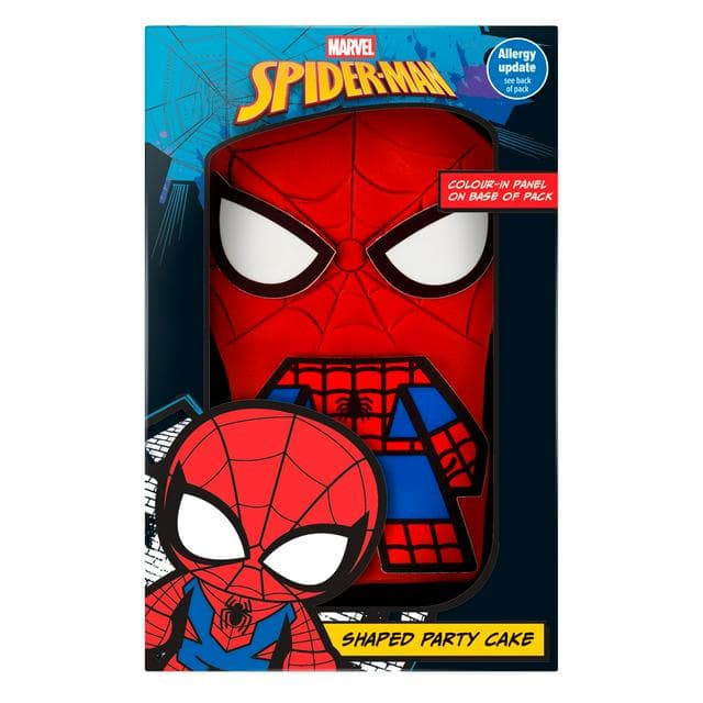 Marvel Birthday Celebration Spiderman Cake 800g (Serves 14) - gallery image 1